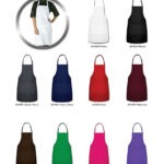 Apron 12 colour, custom apron printing singapore, thesilkscreenprinting.com