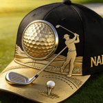 Gold Cap,new ideal, Custom Cap Embroidery Singapore, Cap Printing Singapore, thesilkscreenprinting.com
