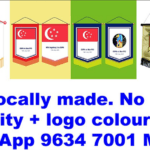 Nice Pennant Flag, Custom Pennant Flag Singapore, Custom Pennant Singapore, Pennant Flag Singapore, Flag Printing Singapore, thesilkscreenprinting.com