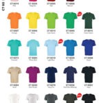 CT60 various colours, Cotton Short Sleeve Shirts Singapore, Custom Short Sleeve T Shirts Singapore, thesilkscreenprinting.com