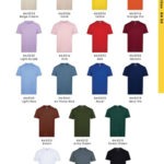 RN60 various colours, Round Neck T-Shirts Printing Singapore, Cotton oversized and round neck T-shirts, thesilkscreenprinting.com
