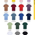 RN71 various colours, Cotton oversized and round neck T-shirts, Round Neck T-Shirts Printing Singapore, thesilkscreenprinting.com
